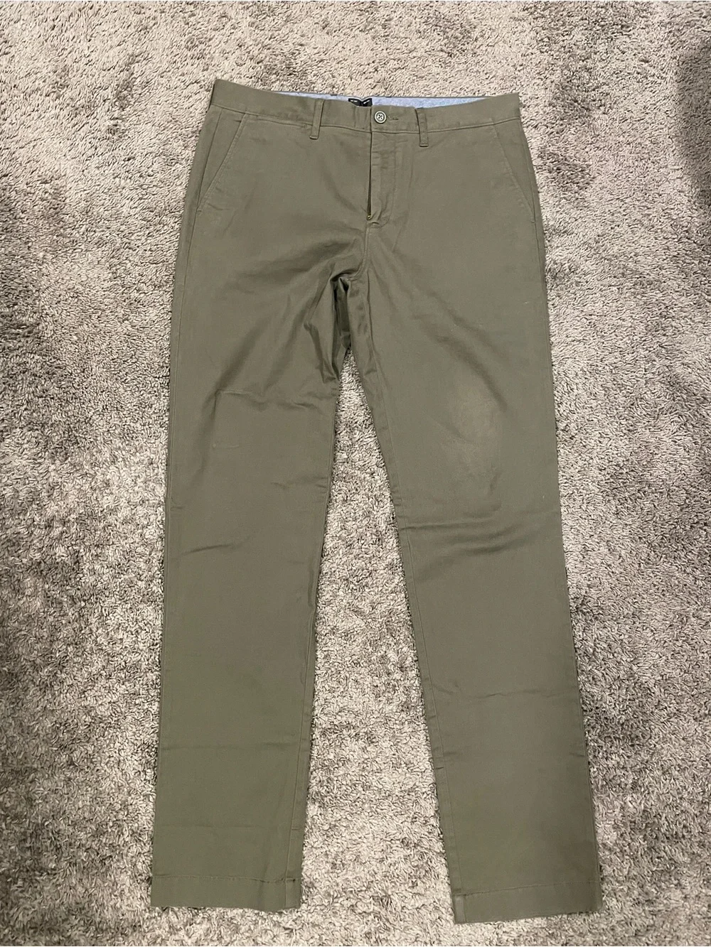 J. Crew 770 Straight Chino Catskill Green